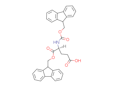 (S)-5-((9H-Fluoren-9-yl)methoxy)-4-((((9H-fluoren-9-yl)methoxy)carbonyl)amino)-5-oxopentanoi