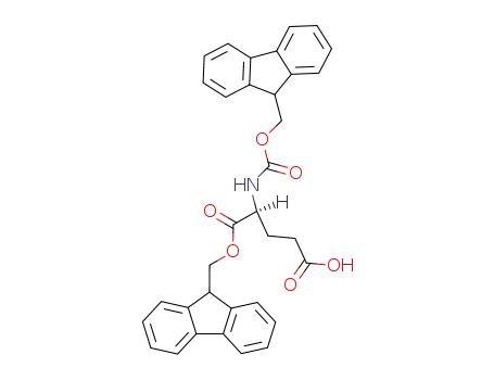 Molecular Structure of 252049-17-5 (FMOC-D-GLU-OFM)