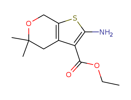 2-amino-5,5-dimethyl-4,7-dihydro-5h-thieno[2,3-c]pyran-3-carboxylate