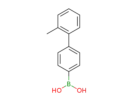 Molecular Structure of 491595-36-9 ((2'-Methyl-[1,1'-biphenyl]-4-yl)boronic acid)