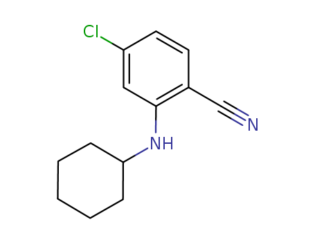 4-chloro-2-(cyclohexylamino)benzonitrile