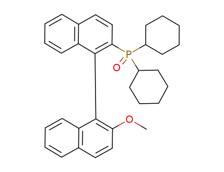 2-(dicyclohexylphosphinoyl)-2'-methoxy-1,1'-binaphthyl