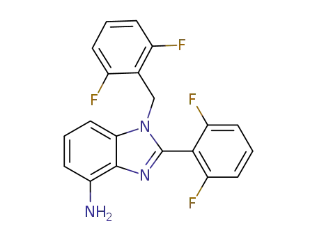 1H-Benzimidazol-4-amine,
2-(2,6-difluorophenyl)-1-[(2,6-difluorophenyl)methyl]-