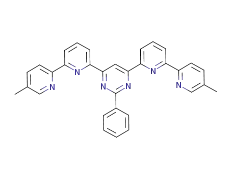 4,6-bis(5''-methyl-2'',2'-bipyrid-6'-yl)-2-phenylpyrimidine