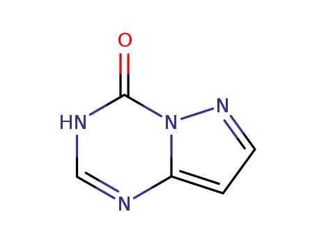 Molecular Structure of 54346-27-9 (4-oxo-3H-pyrazolo[1,5-a]1,3,5-triazine)