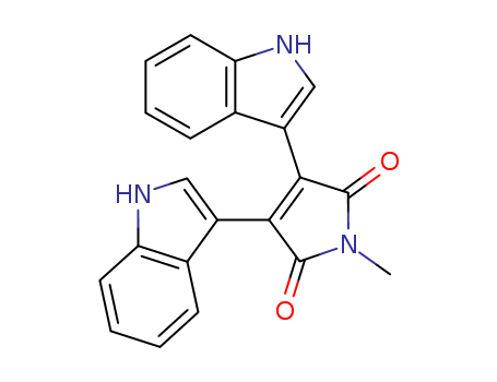 3,4-bis(1H-indol-3-yl)-1-methylpyrrole-2,5-dione