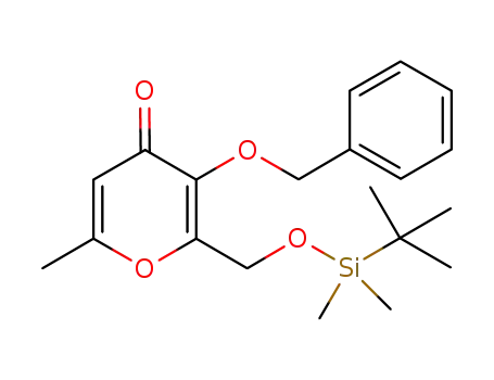3-benzyloxy-6-methyl-2-(O-tert-butyldimethylsily l)-hydroxymethyl-pyran-4(1H)-one