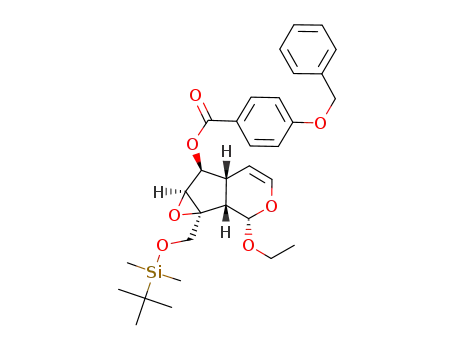 6-O-benzyl-10-O-t-butyldimethylsilyl catalposide, α ethyl acetal