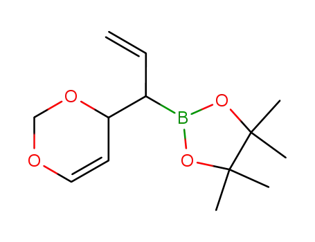 2-[1-(1,3-Diox-4-en-6-yl)-2-propenyl]-4,4,5,5-tetramethyl-1,3,2-dioxaborolane
