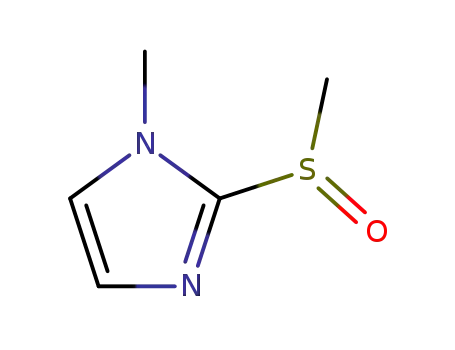 1H-이미다졸,1-메틸-2-[(S)-메틸술피닐]-(9CI)