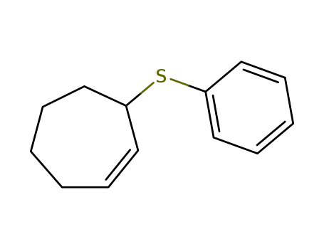 Molecular Structure of 64741-12-4 (Cycloheptene, 3-(phenylthio)-)