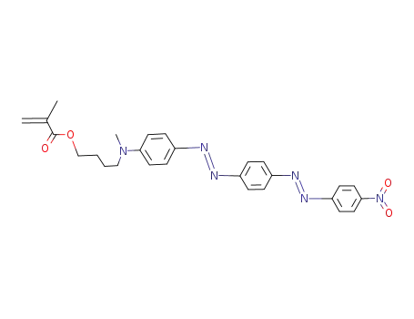 4-{(4-methacryloyloxybutyl)methylamino}-4'-(4-nitrophenylazo)azobenzene