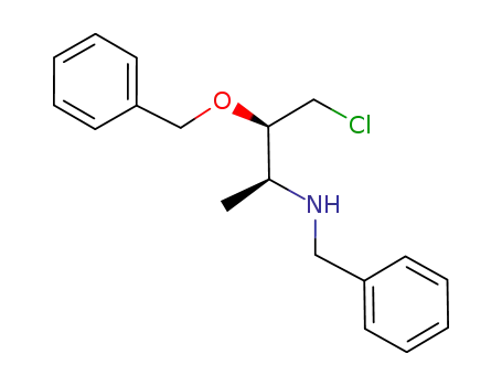 (1S,2R)-N-benzyl-2-benzyloxy-3-chloro-1-methylpropylamine