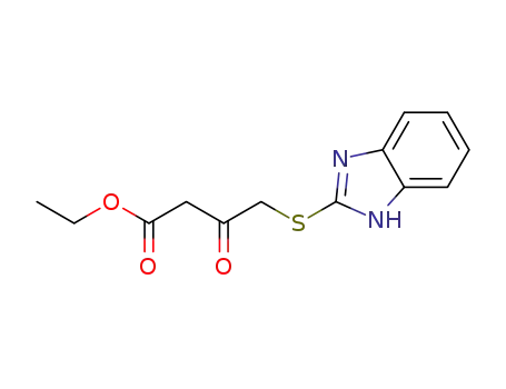 Butanoic acid, 4-(1H-benzimidazol-2-ylthio)-3-oxo-, ethyl ester