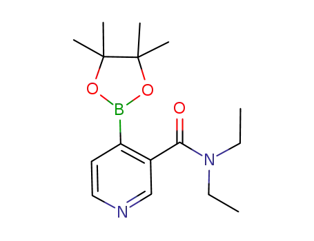 Molecular Structure of 932382-18-8 (N,N-diethyl-4-(4,4,5,5-tetramethyl-1,3,2-dioxaborolan-2-yl)picolinamide)