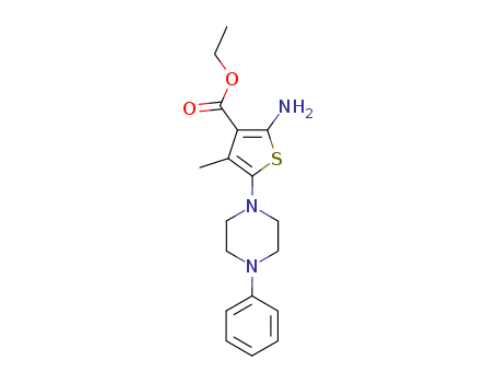 ethyl 2-amino-4-methyl-5-(4-phenylpiperazin-1-yl)thiophene-3-carboxylate