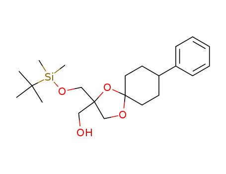 1,4-Dioxaspiro[4.5]decane-2-methanol,
2-[[[(1,1-dimethylethyl)dimethylsilyl]oxy]methyl]-8-phenyl-