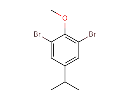 Molecular Structure of 915069-01-1 (1,3-DibroMo-5-isopropyl-2-Methoxybenzene)