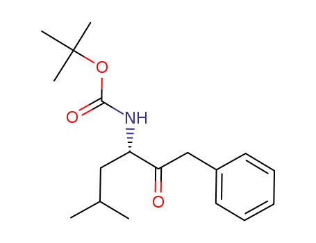 (3-methyl-1-phenylacetyl-butyl)-carbamic acid <i>tert</i>-butyl ester