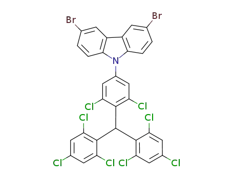 [2,6-dichloro-4-(3,6-dibromo-N-carbazolyl)phenyl]bis(2,4,6-trichlorophenyl)methane