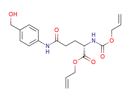 allyl (S)-2-((allyloxycarbonyl)amino)-5-((4-(hydroxymethyl)phenyl)amino)-5-oxopentanoate
