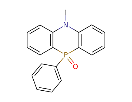 Molecular Structure of 58943-96-7 (Phenophosphazine, 5,10-dihydro-5-methyl-10-phenyl-, 10-oxide)