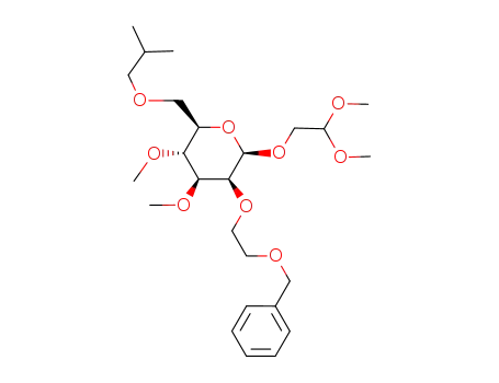 [2',2'-dimethoxyethyl]-2-O-[2'-benzyloxyethyl]-6-O-isobutyl-3,4-di-O-methyl-β-D-mannopyranoside