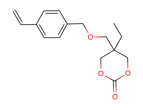 5-ethyl-5-{[(p-vinylphenyl)methoxy]methyl}-1,3-dioxan-2-one
