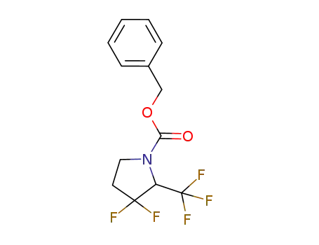 N-benzyloxycarbonyl-3,3-difluoro-2-trifluoromethylpyrrolidine