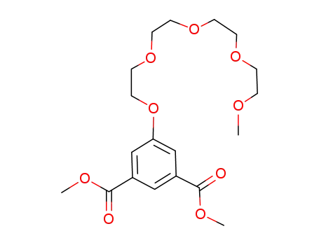 Molecular Structure of 935279-99-5 (dimethyl 5-(2,5,8,11-tetraoxatridecan-13-yloxy)isophthalate)