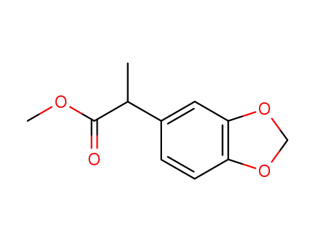 Molecular Structure of 126934-94-9 (methyl 2-(3,4-methylenedioxyphenyl)propionate)