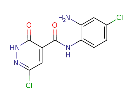 6-chloro-3-oxo-2,3-dihydro-pyridazine-4-carboxylic acid (2-amino-4-chloro-phenyl)-amide