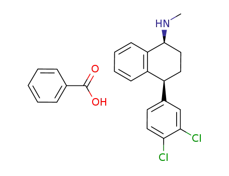 Molecular Structure of 630390-69-1 (sertraline benzoate)