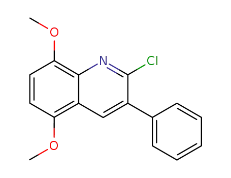 2-CHLORO-5,8-DIMETHOXY-3-PHENYLQUINOLINE