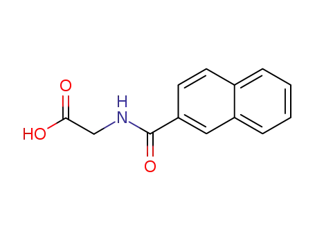 Molecular Structure of 69826-63-7 (2-naphthoylglycine)