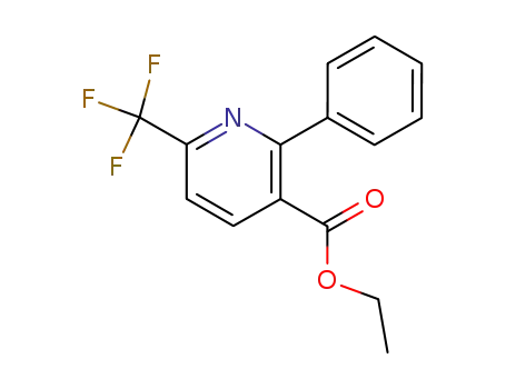 3-PYRIDINECARBOXYLIC ACID, 2-PHENYL-6-(TRIFLUOROMETHYL)-, ETHYL ESTER