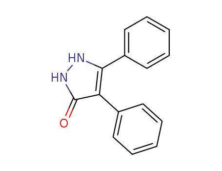 Molecular Structure of 33238-93-6 (4,5-diphenyl-1,2-dihydropyrazol-3-one)