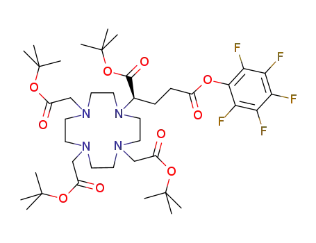(2R)-2-[4,7,10-tris(tert-butoxycarbonylmethyl)-1,4,7,10-tetraazacyclododec-1-yl]pentanedioic acid 1-tert-butyl ester 5-pentafluorophenyl ester