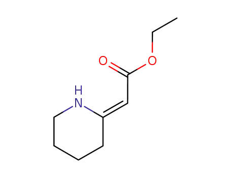Molecular Structure of 25654-24-4 ((Z)-ETHYL 2-(PIPERIDIN-2-YLIDENE)ACETATE)