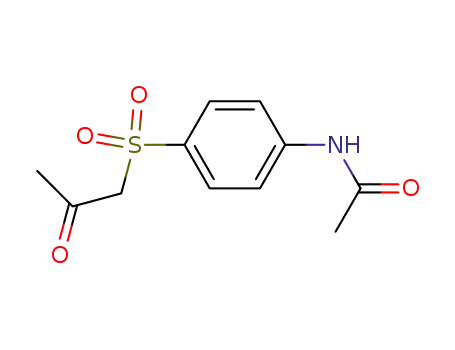 Molecular Structure of 4999-02-4 (N-{4-[(2-oxopropyl)sulfonyl]phenyl}acetamide)