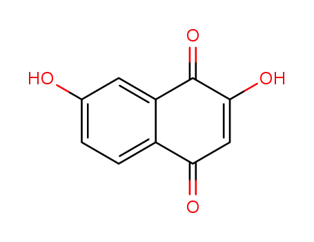 Molecular Structure of 31039-63-1 (2,7-Dihydroxy-1,4-naphthoquinone)