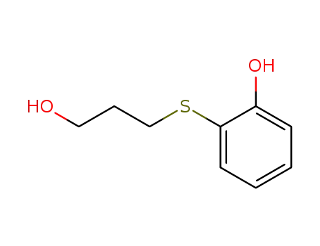 Molecular Structure of 224446-07-5 (2-(3-hydroxy-propylsulfanyl)-phenol)