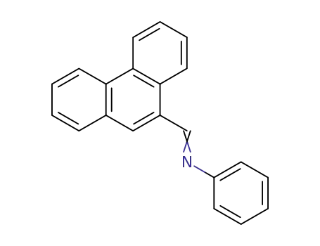 Benzenamine, N-(9-phenanthrenylmethylene)-