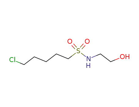 Molecular Structure of 213774-42-6 (N-(2-Hydroxyethyl)-5-chloropentanesulfonamide)