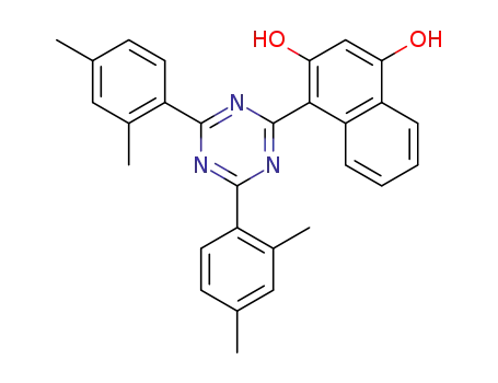 2,4-bis(2,4-dimethylphenyl)-6-(2,4-dihydroxynaphthyl)-1,3,5-triazine