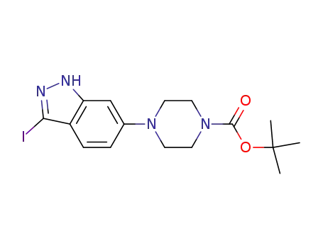 Tert-Butyl 4-(3-iodo-1H-indazol-6-yl)piperazine-1-carboxylate