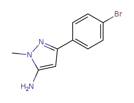 3-(4-Bromophenyl)-1-methyl-1H-pyrazol-5-amine（126417-84-3）