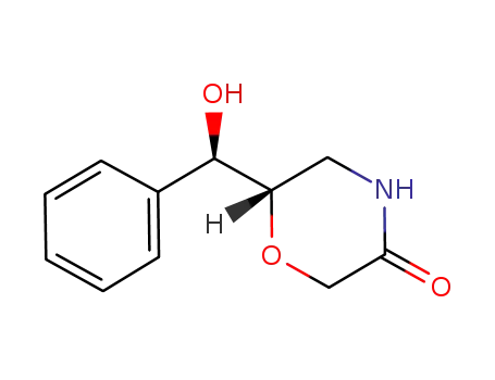 (S)-6-((R)-hydroxyphenylmethyl)morpholin-3-one