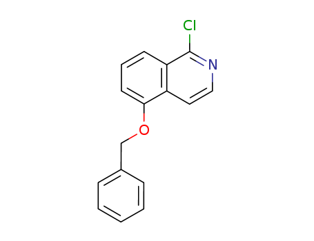 Isoquinoline, 1-chloro-5-(phenylmethoxy)-