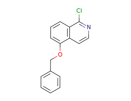 Molecular Structure of 223671-28-1 (Isoquinoline, 1-chloro-5-(phenylmethoxy)-)